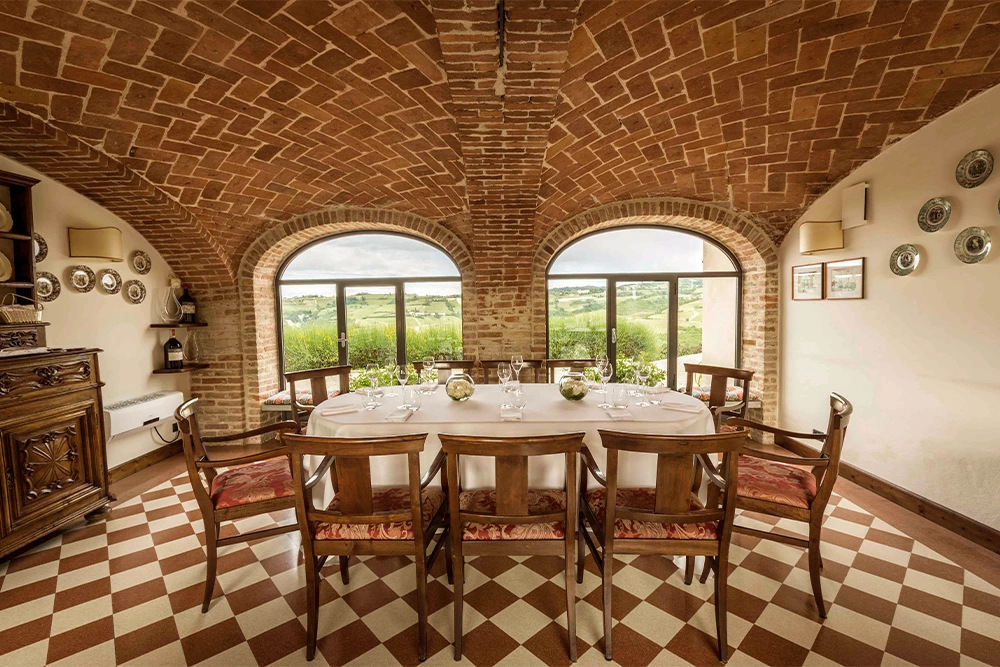 interni del ristorante Locanda Del Pilone